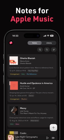 Track Notes: Music Annotation Screenshot 1 of 6