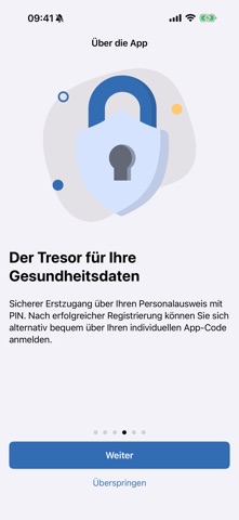 uniVersa E-Health App Screenshot 2 of 6