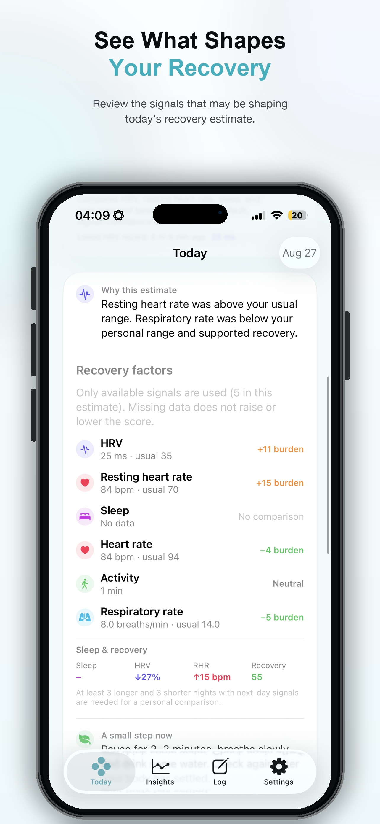 Flow Watch: Stress & HRV screenshot 2