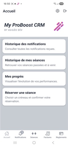 My Proboost CRM iPhone screenshot