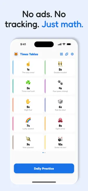 Times Tables for Kids: Math screenshot 1