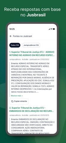 Jus IA do Jusbrasil screenshot