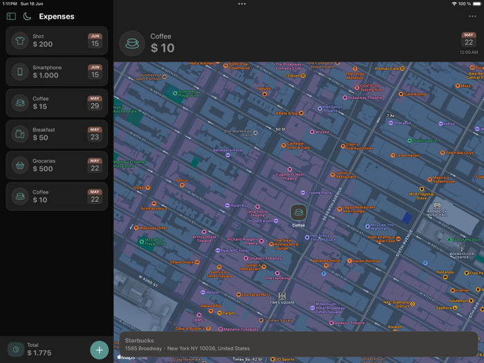 ExpensePad Spending Tracker