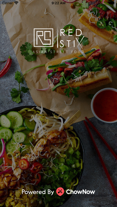 Red Stix Asian Street Food iPhone screenshot 1 - Food & Drink app