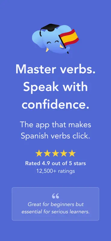 Ella Verbs: Aprende Español screenshot 1 of 9