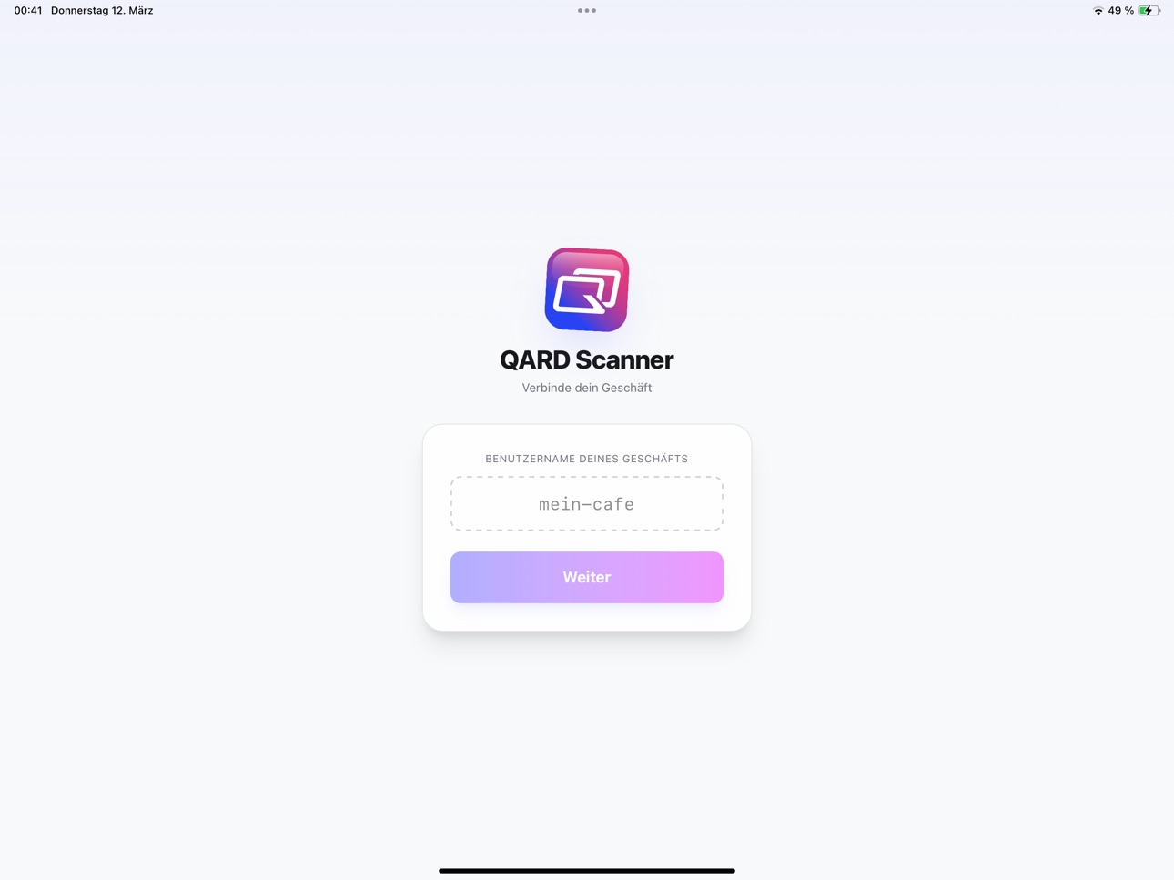 iPad screenshot