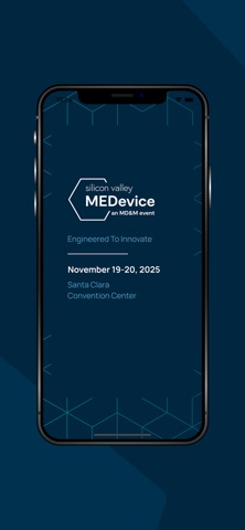 MEDevice Silicon Valley 2025 iPhone screenshot