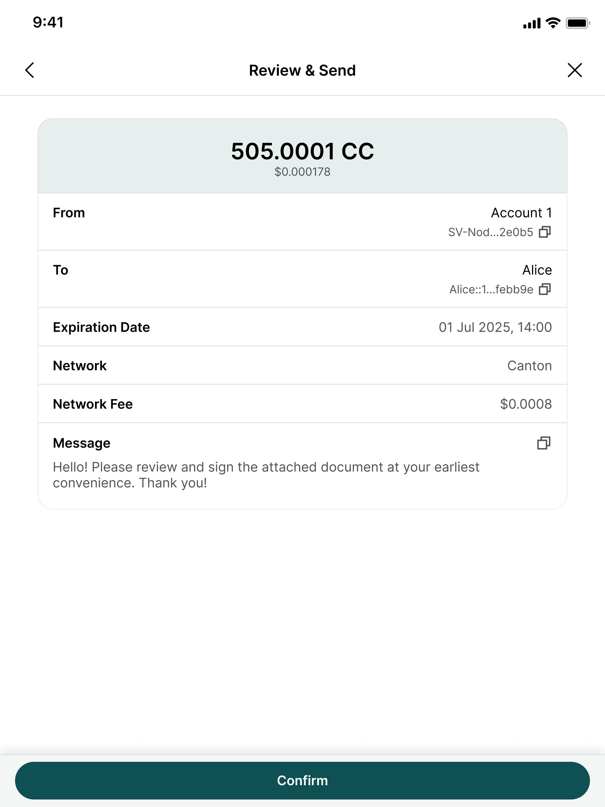 Console Wallet screenshot 18