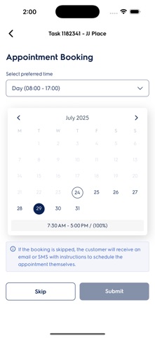 Electrolux Field Service screenshot