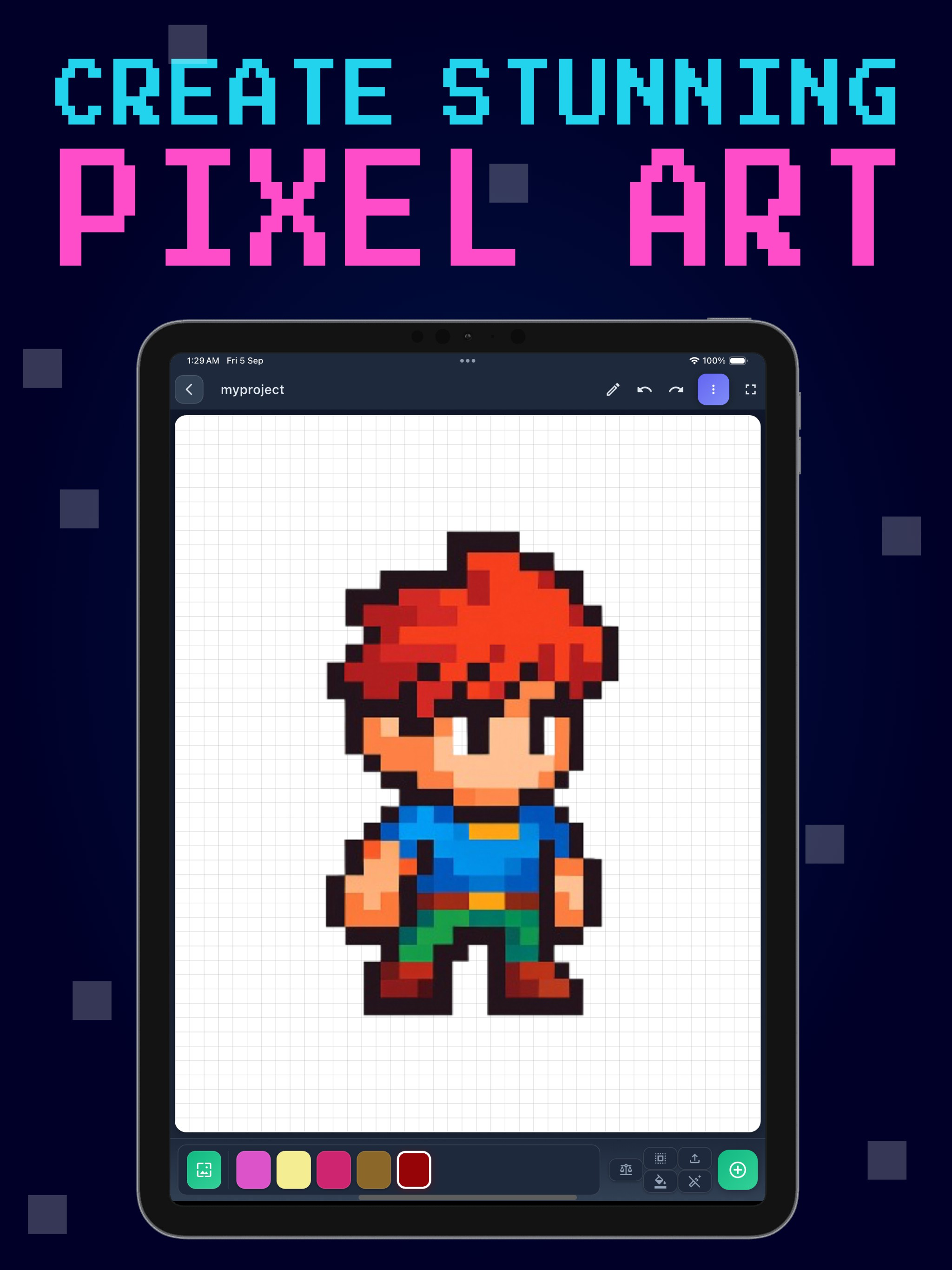 PixelFlux | Pixel Art Drawing