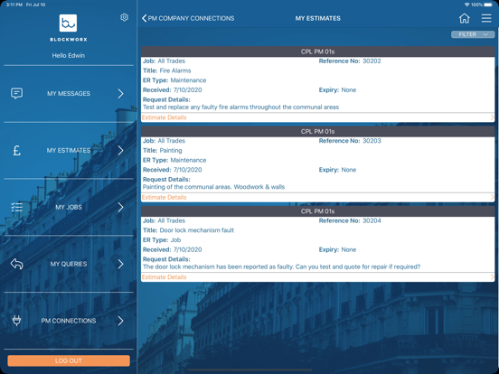 Screenshot #4 pour Proptimo Contractor