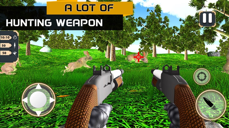 #2. Double Guns Rabbit Hunting 3D (iOS) โดย: muhammad tahir ul nasir
