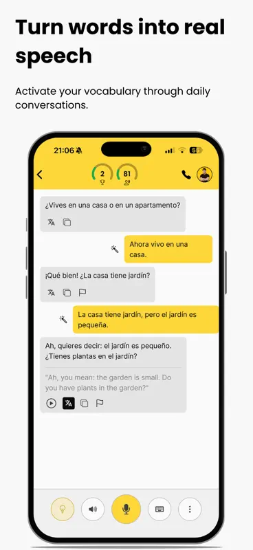 Teacher AI - Language Practice screenshot 1 of 7