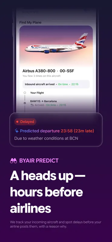 byAir: Flight Tracker & Status screenshot 3 of 8