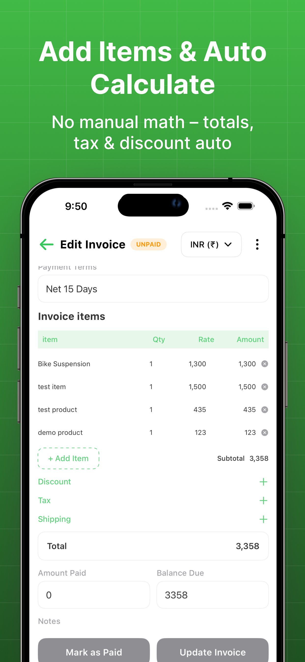 Billora: Invoice & Billing
