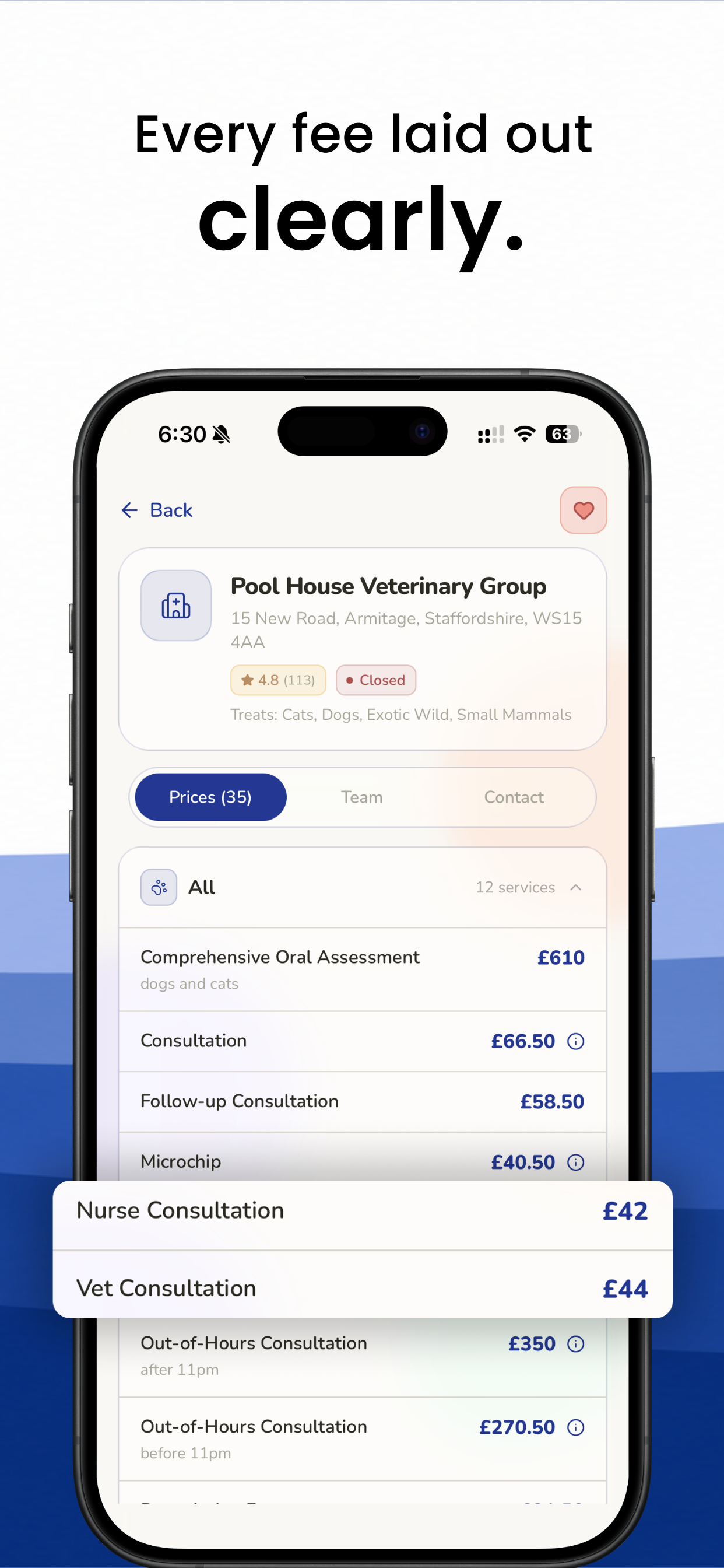 WhatTheVet - Vet Prices UK screenshot 3