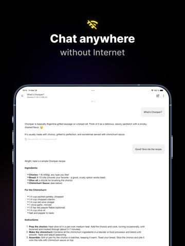 PocketPal AI iPad screenshot 2