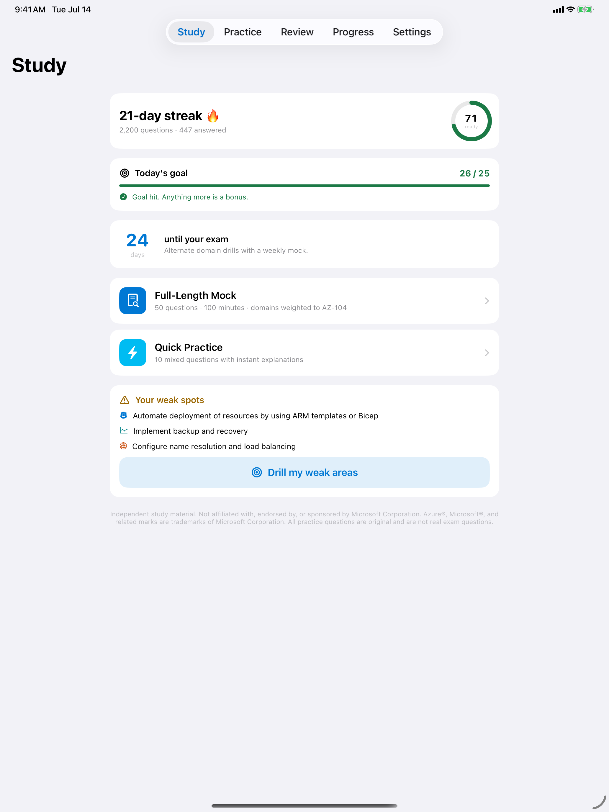 Azure Admin Prep AZ-104 screenshot 7