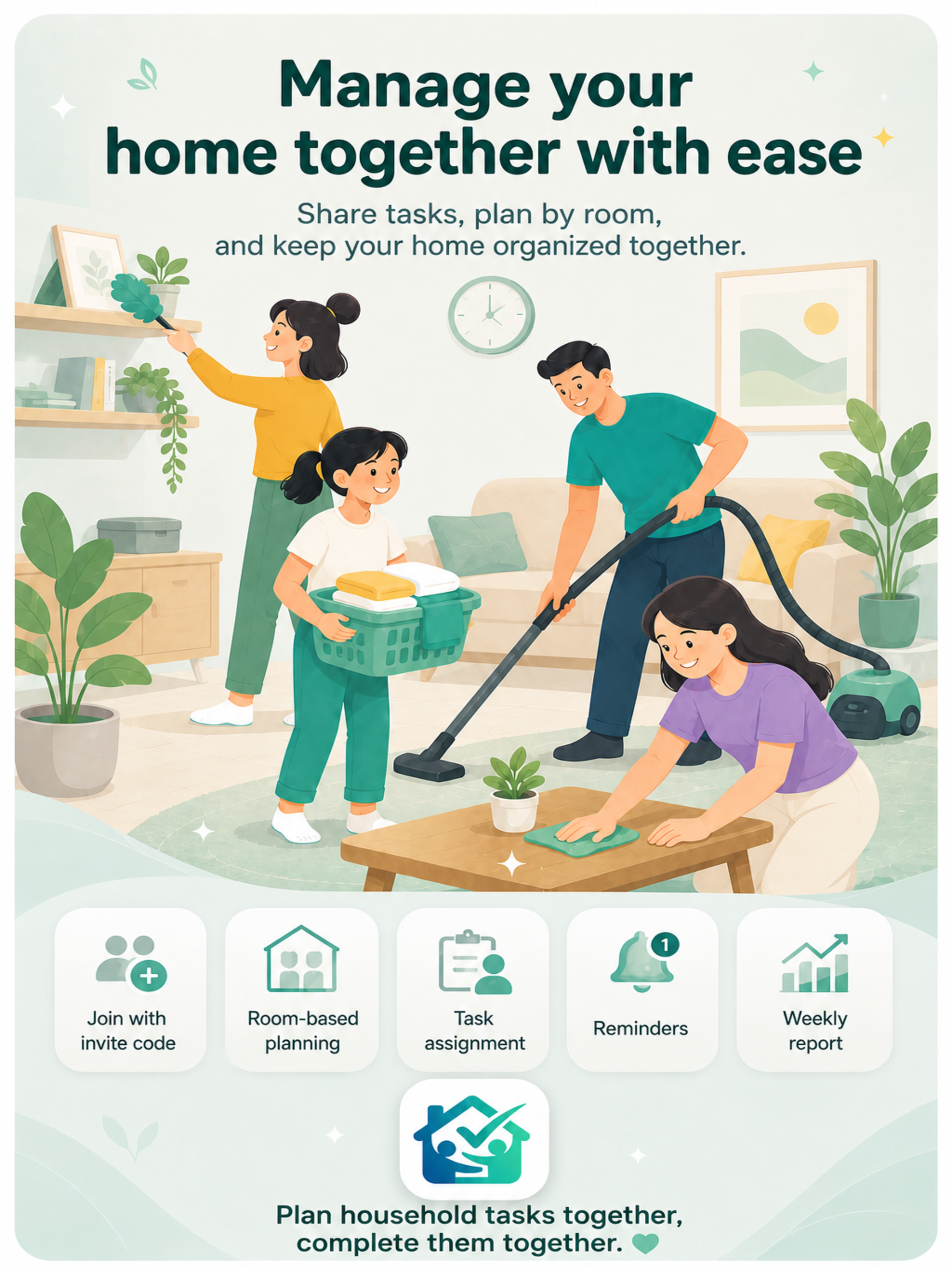 Homify - Chore & Home Planner