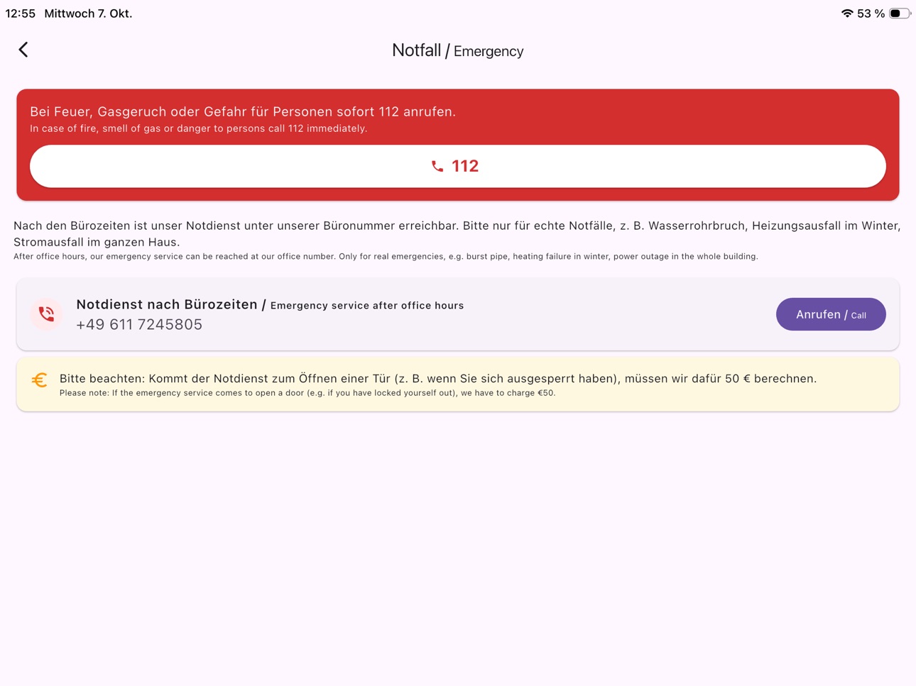 Screenshot 8 of WfS Mieter App