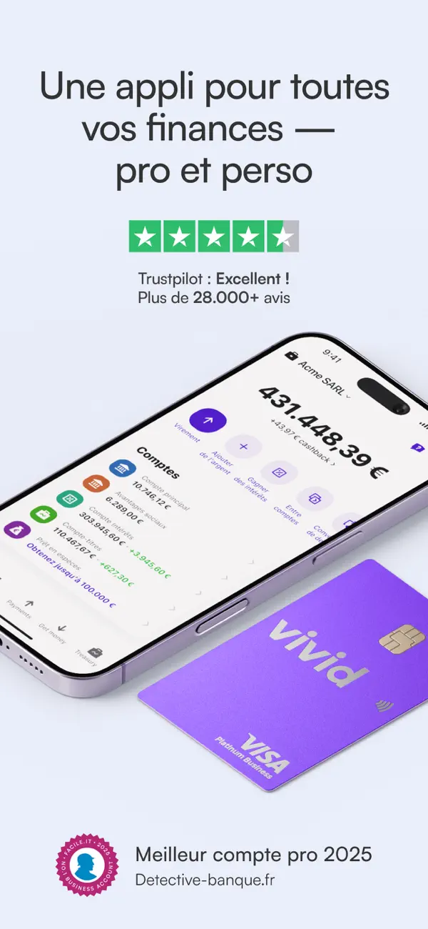 Screenshot #1 pour Vivid Business et Personnel