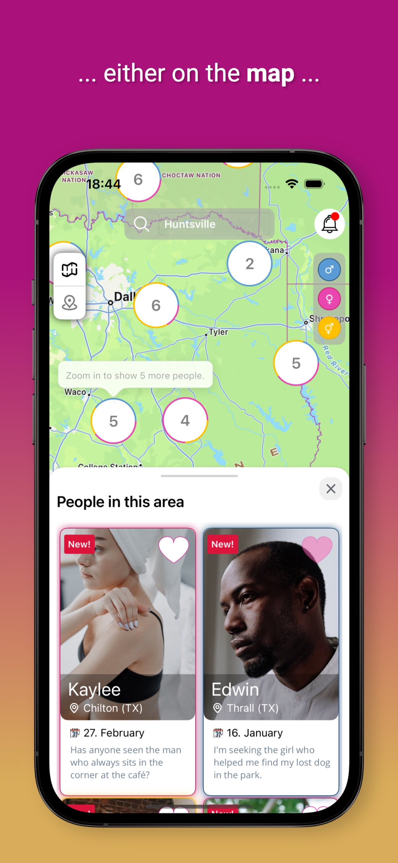 FindMe: Seen someone you like?