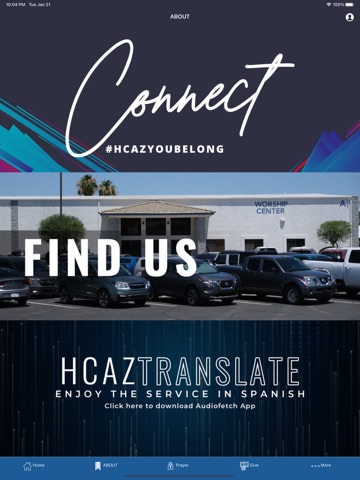 HCAZ app screenshot 3