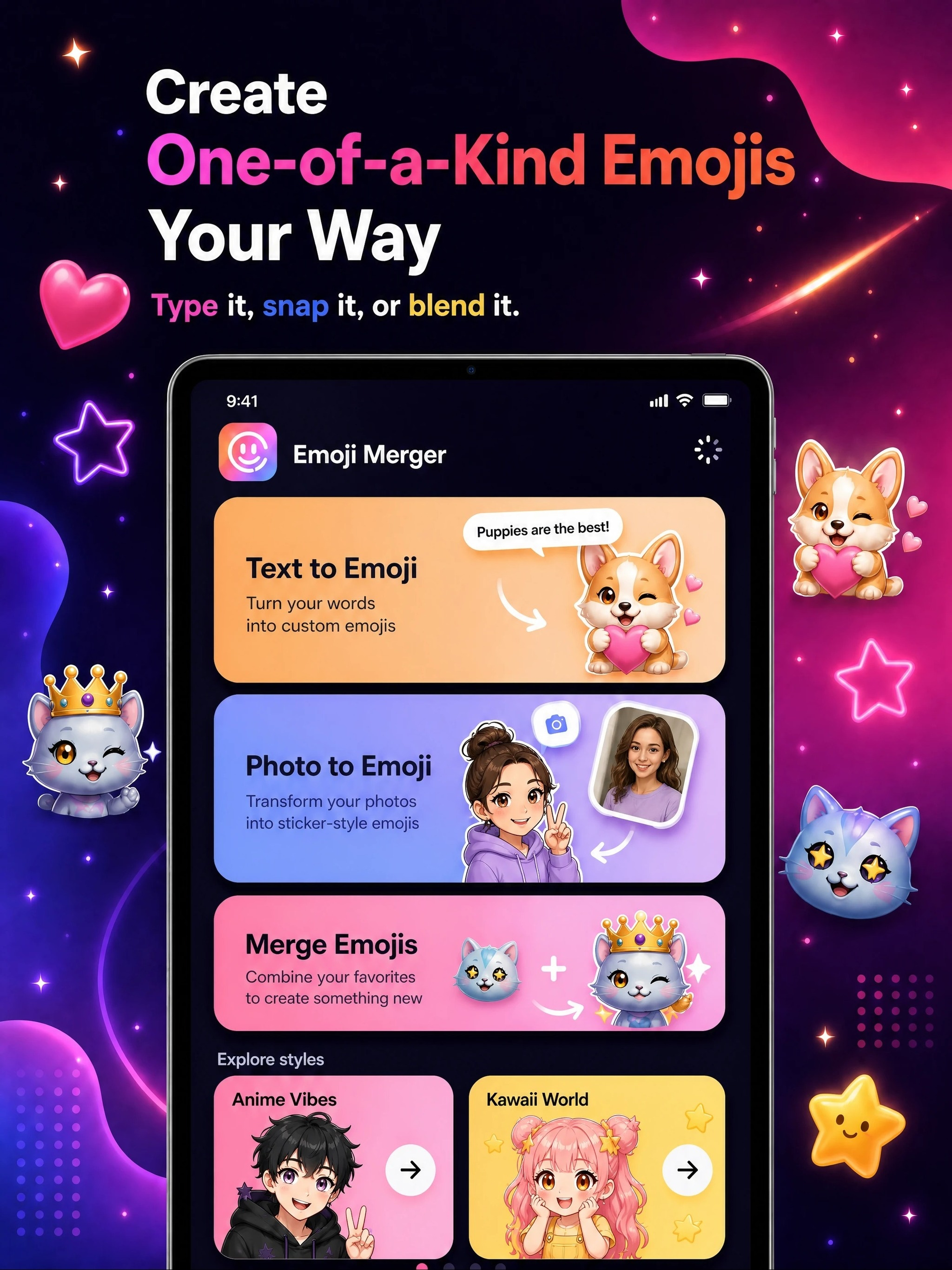 MojiX: AI Emoji Merge & Mix screenshot 11