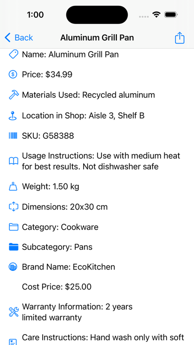 Screenshot #3 pour Aluminum Items Shop Catalog