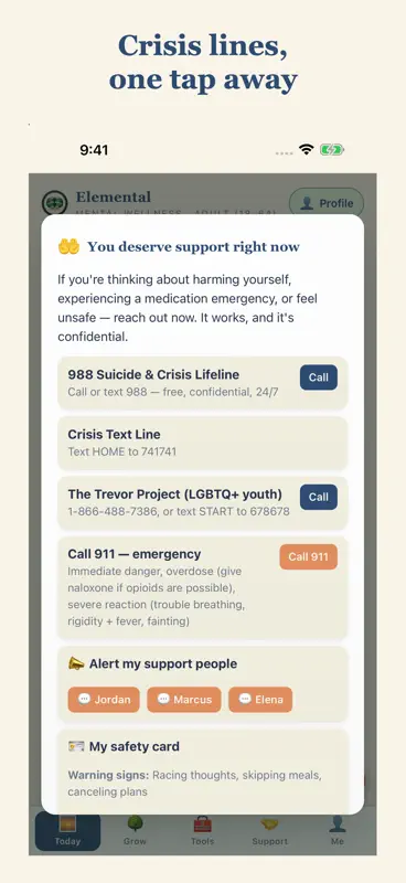 Elemental: Mental Wellness screenshot 7 of 10