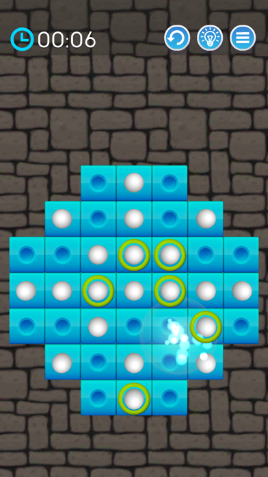 Peg Solitaire Ultra-MarbleJump Screenshot