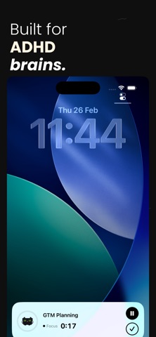 OneTask ADHD Focus Timer screenshot