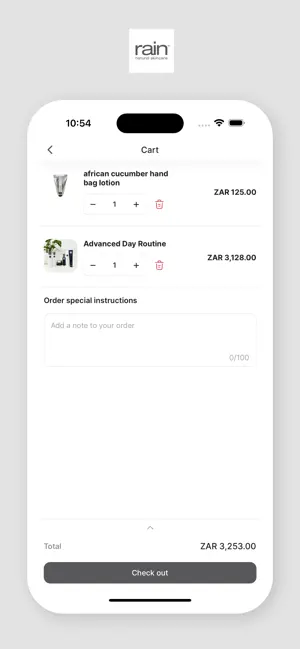 Rain Natural Skincare SA screenshot 4
