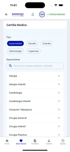 Red Sanidad iPhone screenshot 5
