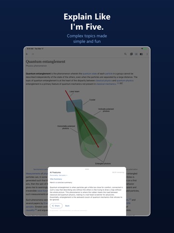 WikiVibe: Wikipedia Reader iPad screenshot