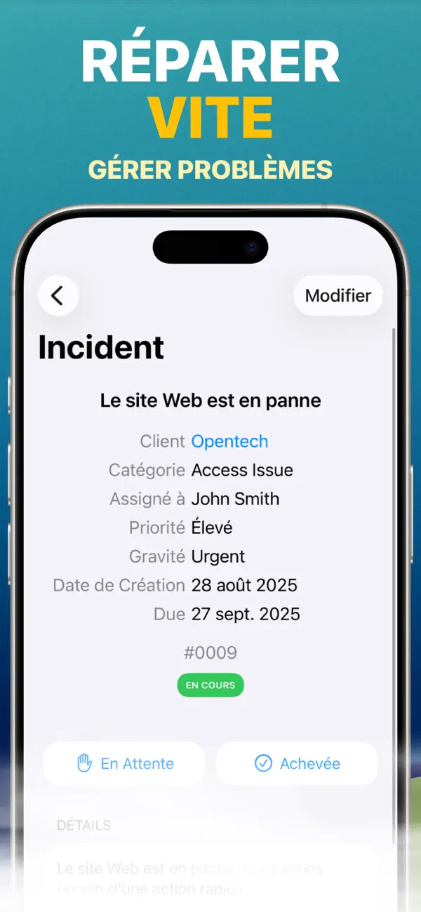 Screenshot #2 pour Bureau d'aide