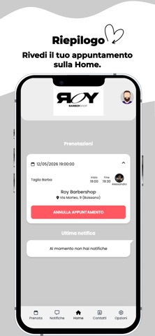 Roy Barbershop screenshot