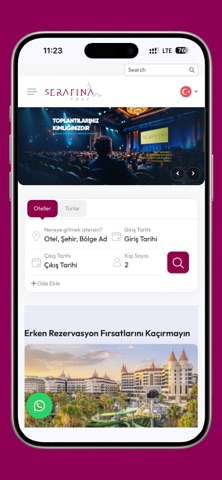 Serafina Tour screenshot