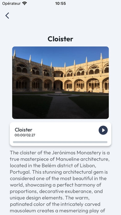 Screenshot #3 pour Monastere Jeronimos visites