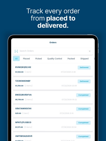 Morsix Warehouse iPad screenshot
