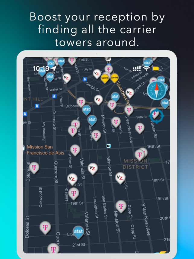‎Cellular Network Signal Finder Screenshot
