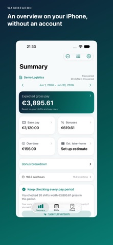 WageBeacon: Work & Pay Screenshot 5 of 5