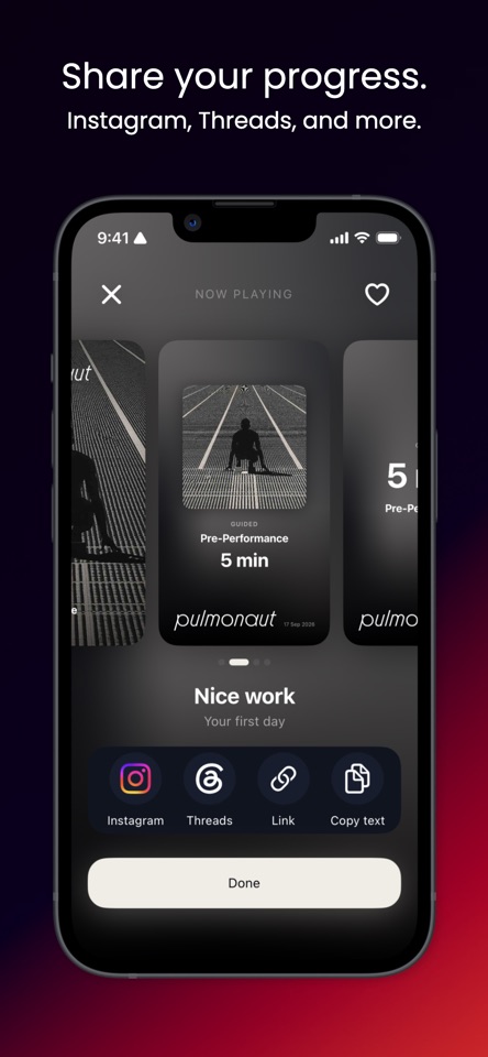 Pulmonaut: Breathwork & Calm screenshot 5