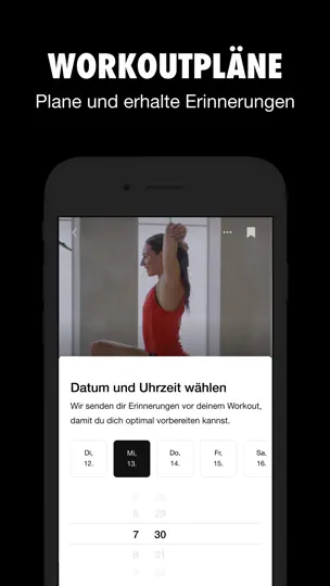 Screenshot von Nike Training Club auf dem iPhone 7