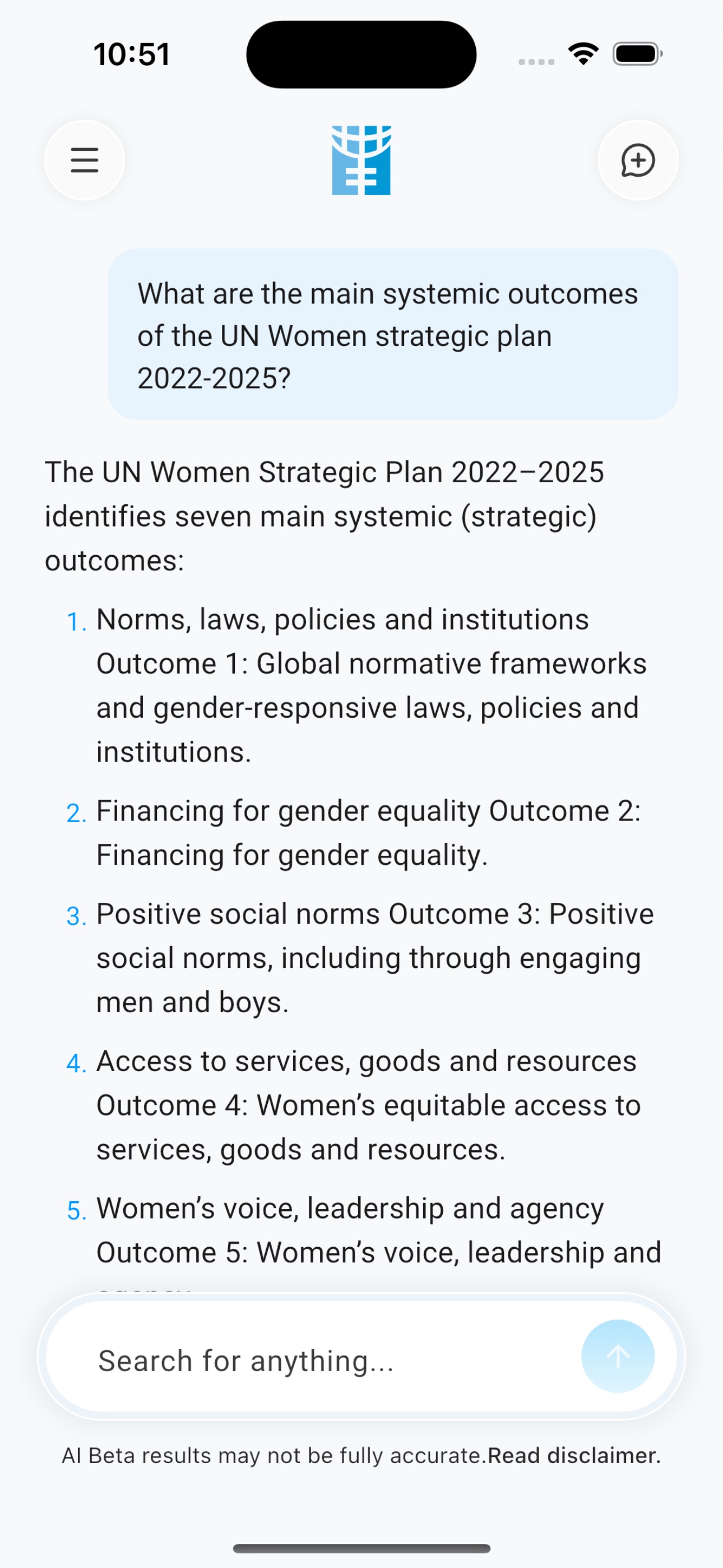 Screenshot 5 of UN Women Transparency
