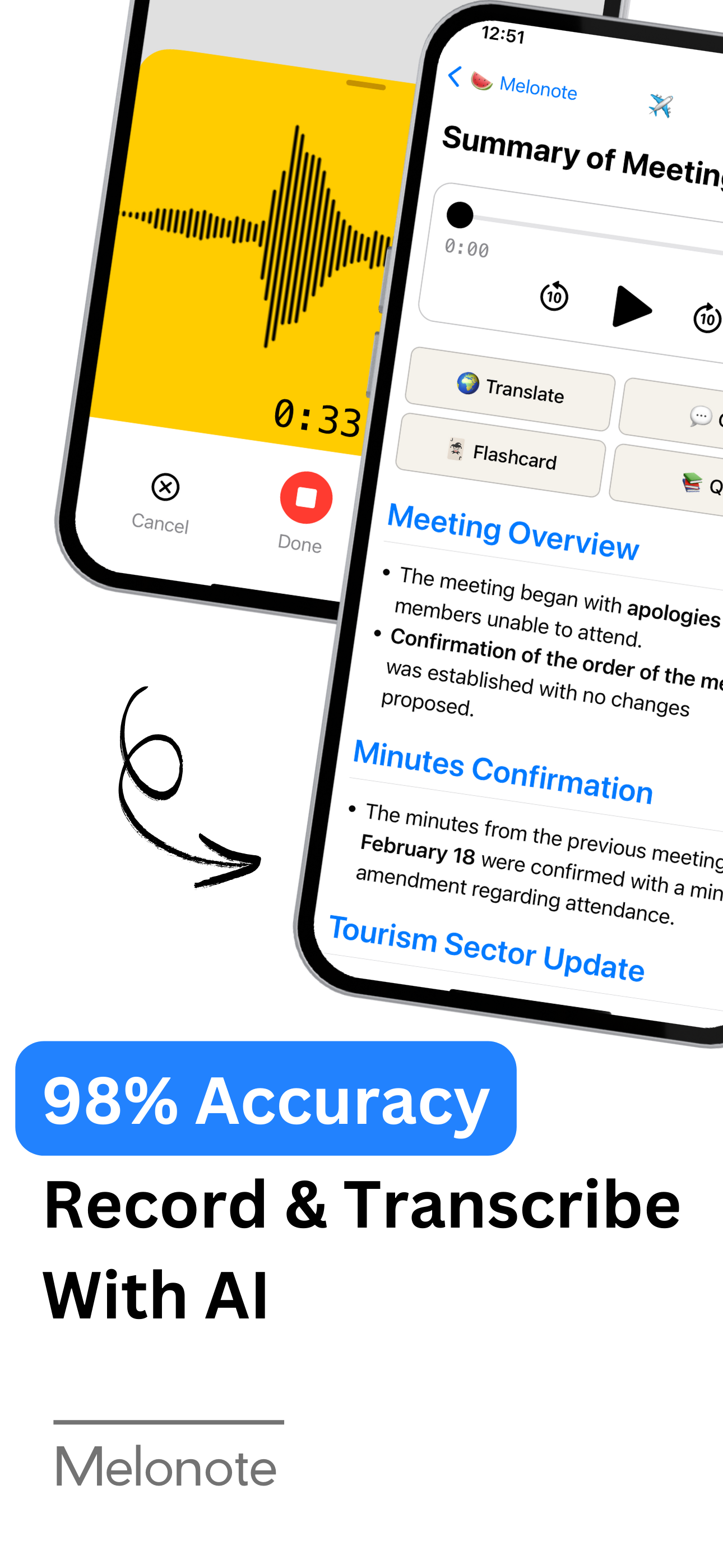 Melonote:AI Voice to Text Note screenshot 2