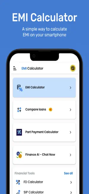 EMI Calculator & Loan Planner screenshot 2