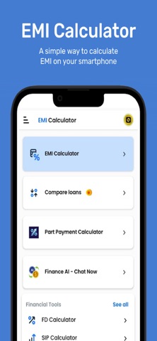 EMI Calculator & Loan Planner Screenshot 2 of 6