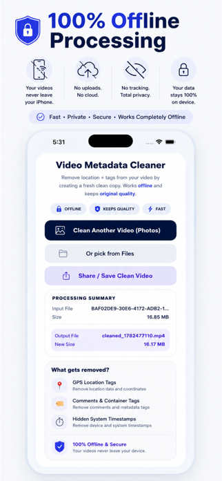 Video Metadata Cleaner Screenshot 4 of 4