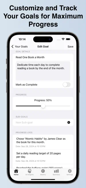 Goal AI: Track Your Goals screenshot 3